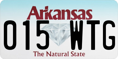 AR license plate 015WTG