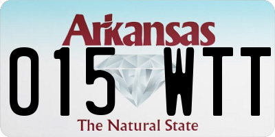 AR license plate 015WTT