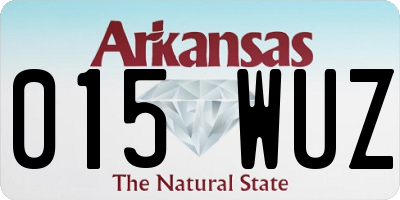 AR license plate 015WUZ