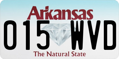 AR license plate 015WVD