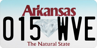AR license plate 015WVE