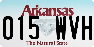 AR license plate 015WVH