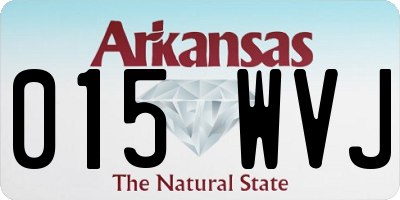 AR license plate 015WVJ