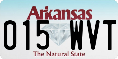 AR license plate 015WVT