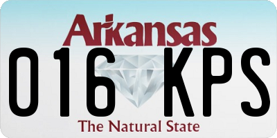 AR license plate 016KPS