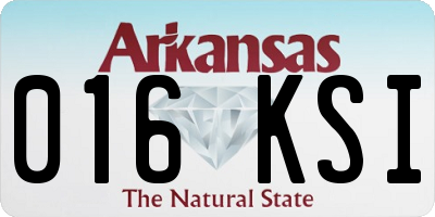 AR license plate 016KSI