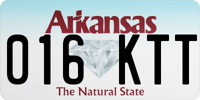 AR license plate 016KTT