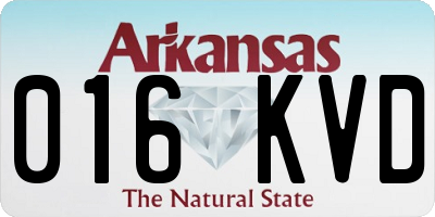 AR license plate 016KVD