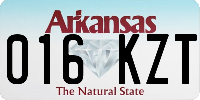 AR license plate 016KZT