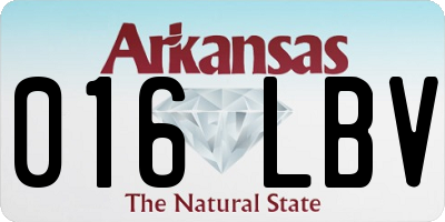 AR license plate 016LBV