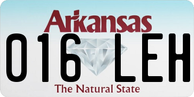 AR license plate 016LEH