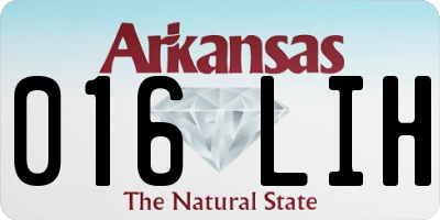 AR license plate 016LIH