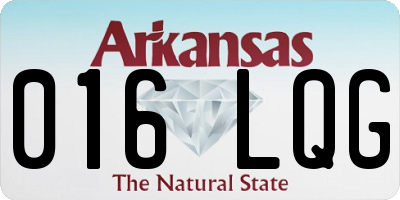 AR license plate 016LQG