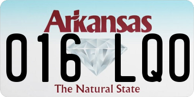AR license plate 016LQO