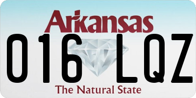 AR license plate 016LQZ