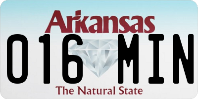 AR license plate 016MIN