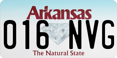 AR license plate 016NVG