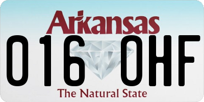 AR license plate 016OHF