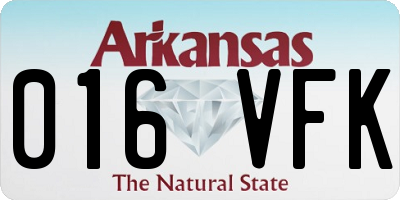 AR license plate 016VFK