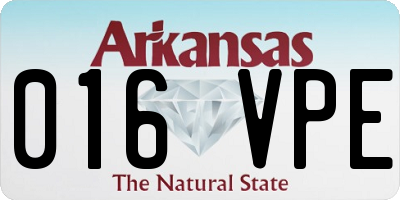 AR license plate 016VPE
