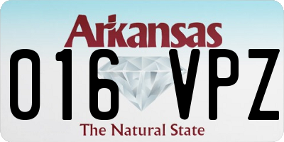 AR license plate 016VPZ