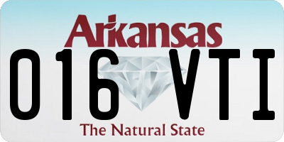 AR license plate 016VTI