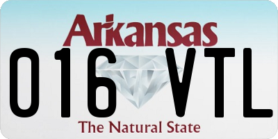 AR license plate 016VTL