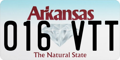 AR license plate 016VTT