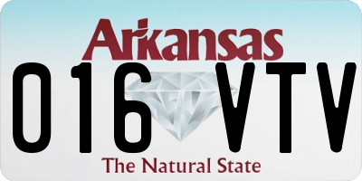 AR license plate 016VTV