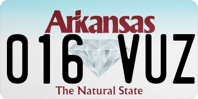 AR license plate 016VUZ