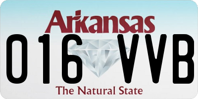 AR license plate 016VVB