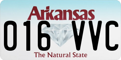 AR license plate 016VVC