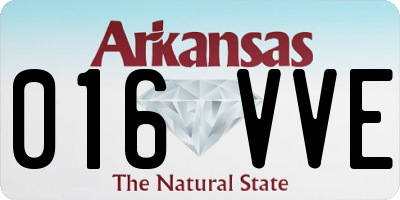 AR license plate 016VVE
