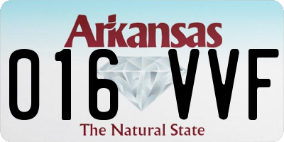 AR license plate 016VVF