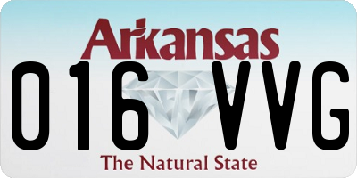 AR license plate 016VVG
