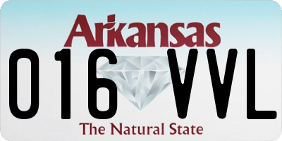 AR license plate 016VVL