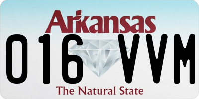 AR license plate 016VVM