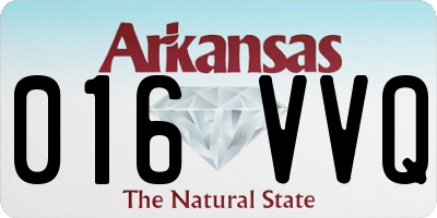 AR license plate 016VVQ