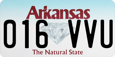AR license plate 016VVU