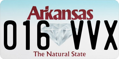 AR license plate 016VVX