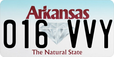 AR license plate 016VVY