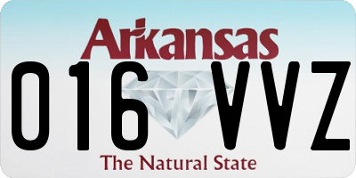 AR license plate 016VVZ