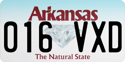 AR license plate 016VXD
