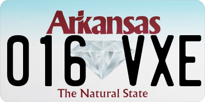 AR license plate 016VXE
