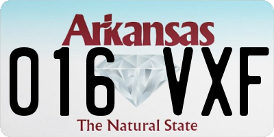 AR license plate 016VXF