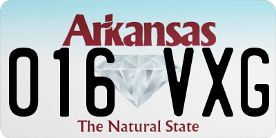 AR license plate 016VXG