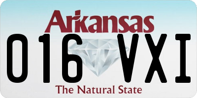 AR license plate 016VXI