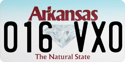 AR license plate 016VXO