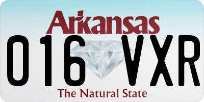 AR license plate 016VXR