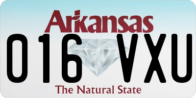 AR license plate 016VXU